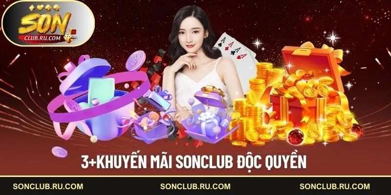 3+khuyến mãi SONCLUB độc quyền